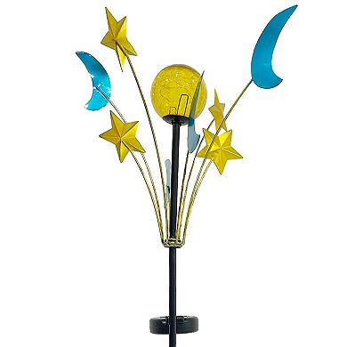 Crosslight Celestial Wind Spinner Solar Stake Light