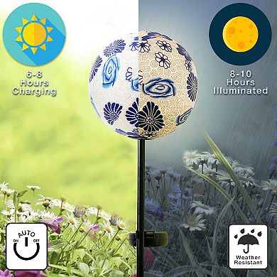 Crosslight Solar Ball Stake Light