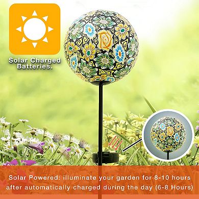 Crosslight Solar Ball Stake Light