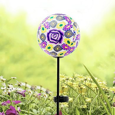 Crosslight Solar Ball Stake Light