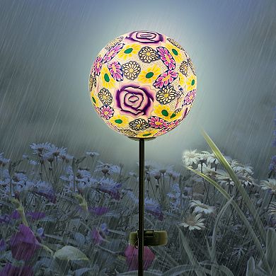 Crosslight Solar Ball Stake Light