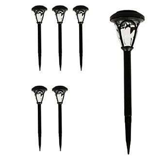 Crosslight Melrose Solar Pathway Stake Light 6 pc Set