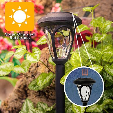 Crosslight Melrose Solar Pathway Stake Light 6-piece Set