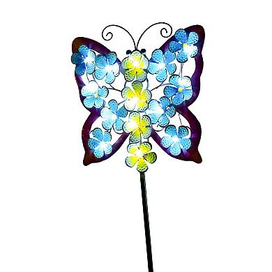 Crosslight Floral Butterfly Solar Stake Light