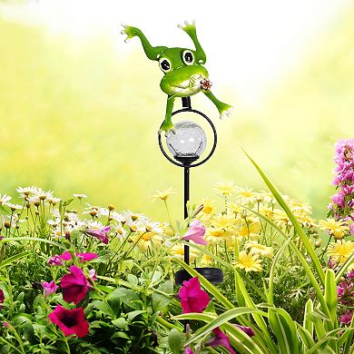 Crosslight Jumping Frog Solar Stake Light