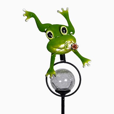 Crosslight Jumping Frog Solar Stake Light