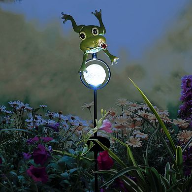 Crosslight Jumping Frog Solar Stake Light