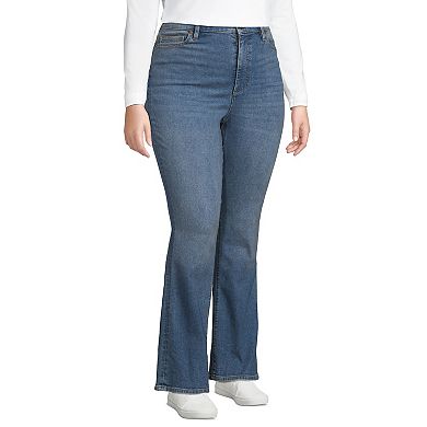 Plus Size Lands' End Recover High-Rise Bootcut Jeans