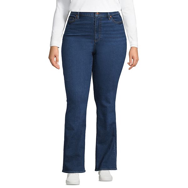 Plus Size Lands' End Recover High-Rise Bootcut Jeans