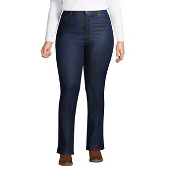 Plus Size Lands' End Recover High-Rise Bootcut Jeans