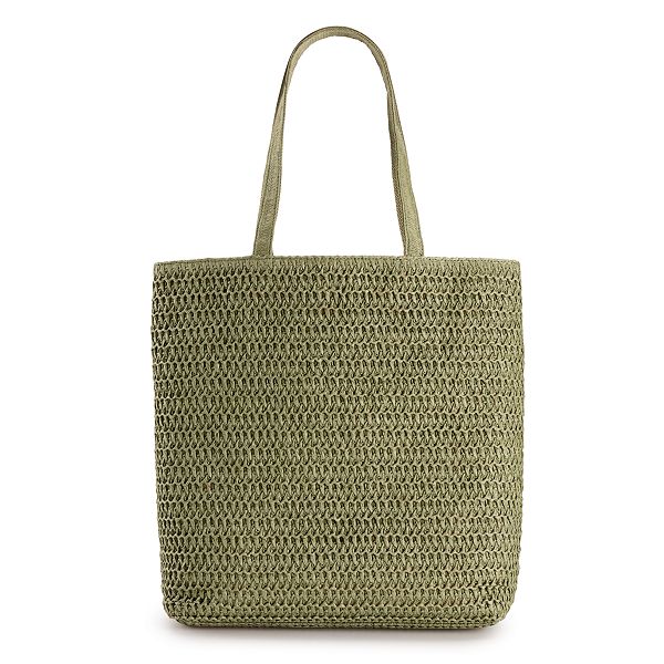 Sonoma Goods For Life® Straw Shopper Tote Bag