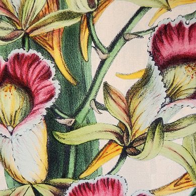 New York Botanical Garden® Indoor Outdoor Pretty Orchids Throw Pillow