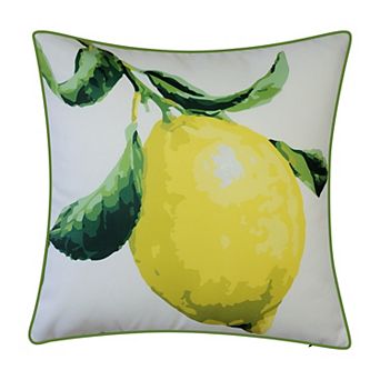 New York Botanical Garden® Indoor Outdoor Oversized Lemon Throw Pillow
