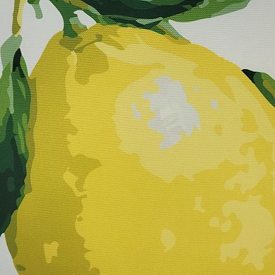 New York Botanical Garden® Indoor Outdoor Oversized Lemon Throw Pillow