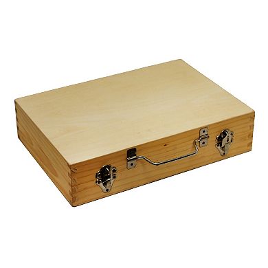 Homeware 16-Piece Metal Tool Kit with Wood Box