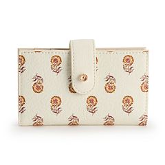Women's Tri-fold Embroidered Thread Wallet