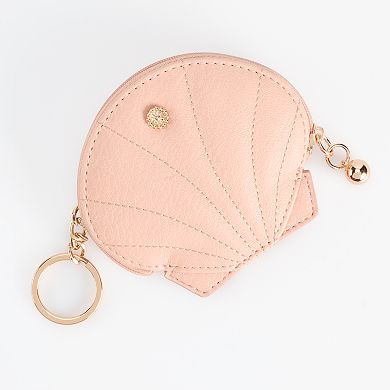 LC Lauren Conrad Shell Coin Pouch