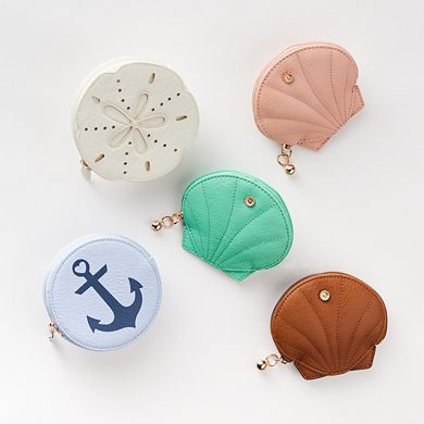 LC Lauren Conrad Shell Coin Pouch