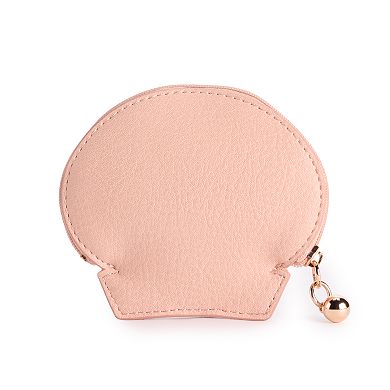 LC Lauren Conrad Shell Coin Pouch