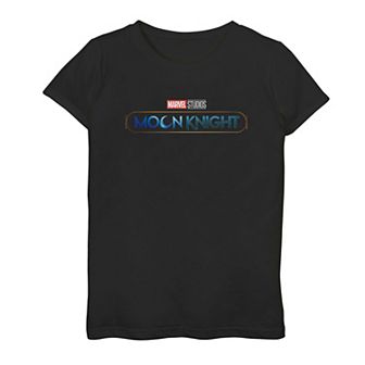 Girls 7-16 Marvel Moon Knight Main Logo Graphic Tee