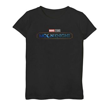 Girls 7-16 Marvel Moon Knight Main Logo Graphic Tee