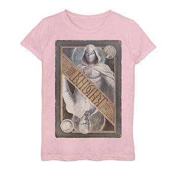 Girls 7-16 Marvel Moon Knight Playing Card Graphic Tee