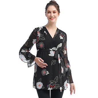 Maternity Pokkori Embroidered Blouse