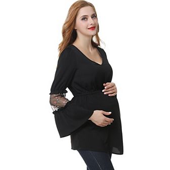 Maternity Pokkori Embroidered Blouse