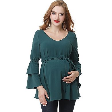 Maternity Pokkori Peasant Blouse