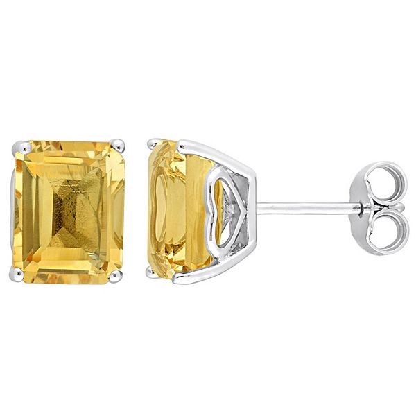 Stella Sterling Silver Earrings plated in Rhodium