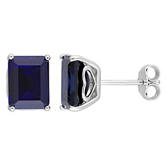 Stella Grace Sterling Silver & Gemstone Stud Earrings