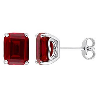 Stella Grace Sterling Silver & Gemstone Stud Earrings