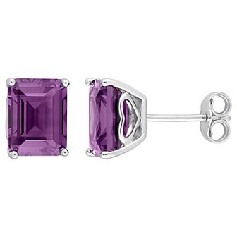 Stella Grace Sterling Silver & Gemstone Stud Earrings