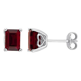 Stella Grace Sterling Silver & Gemstone Stud Earrings