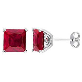 Stella Grace Sterling Silver & Gemstone Stud Earrings