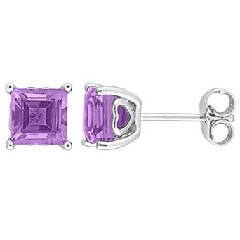 Stella Grace Sterling Silver & Gemstone Stud Earrings