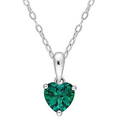Kohls emerald necklace hot sale