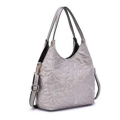 Mellow World Jae Structured Floral Hobo Bag