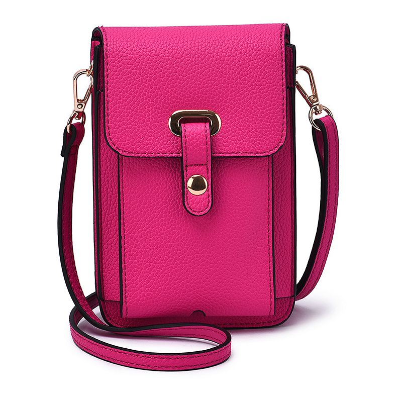 Mellow World Septima Touchscreen Cell Phone Crossbody Bag, Pink