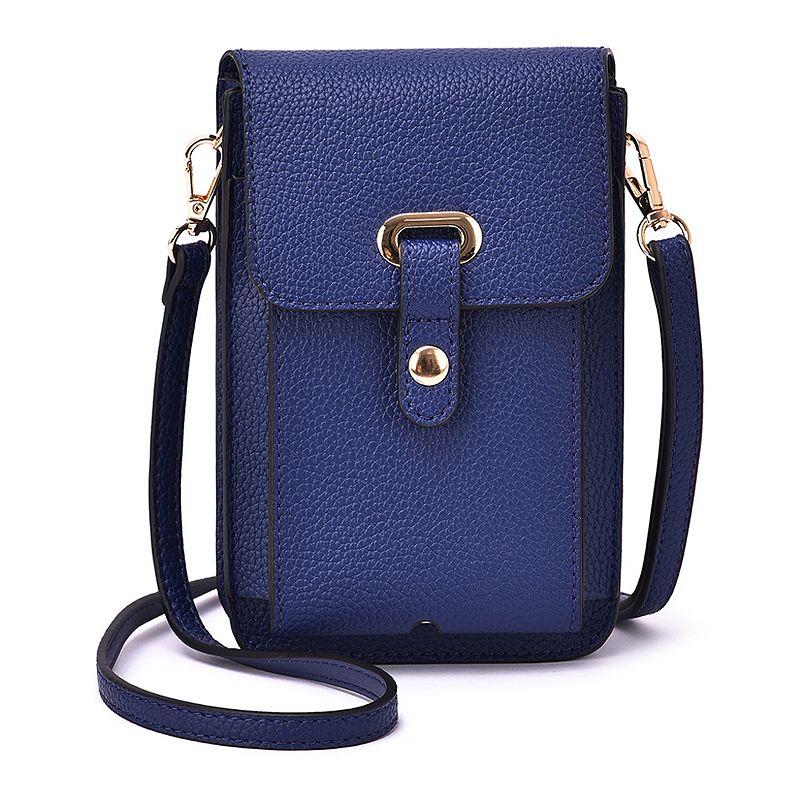 Mellow World Septima Touchscreen Cell Phone Crossbody Bag, Blue