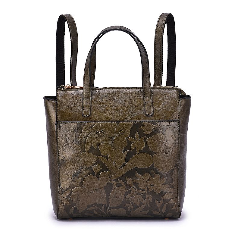 Mellow World Shia Convertible Backpack - Shoulder Bag, Dark Green