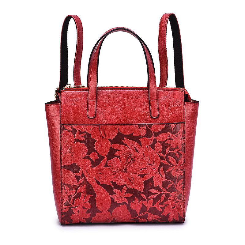 Mellow World Shia Convertible Backpack - Shoulder Bag, Red