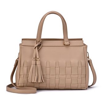 Mellow World Adia Woven Satchel Bag