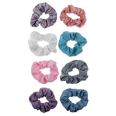 Girls Elli by Capelli 8-Pack Hair Scrunchies