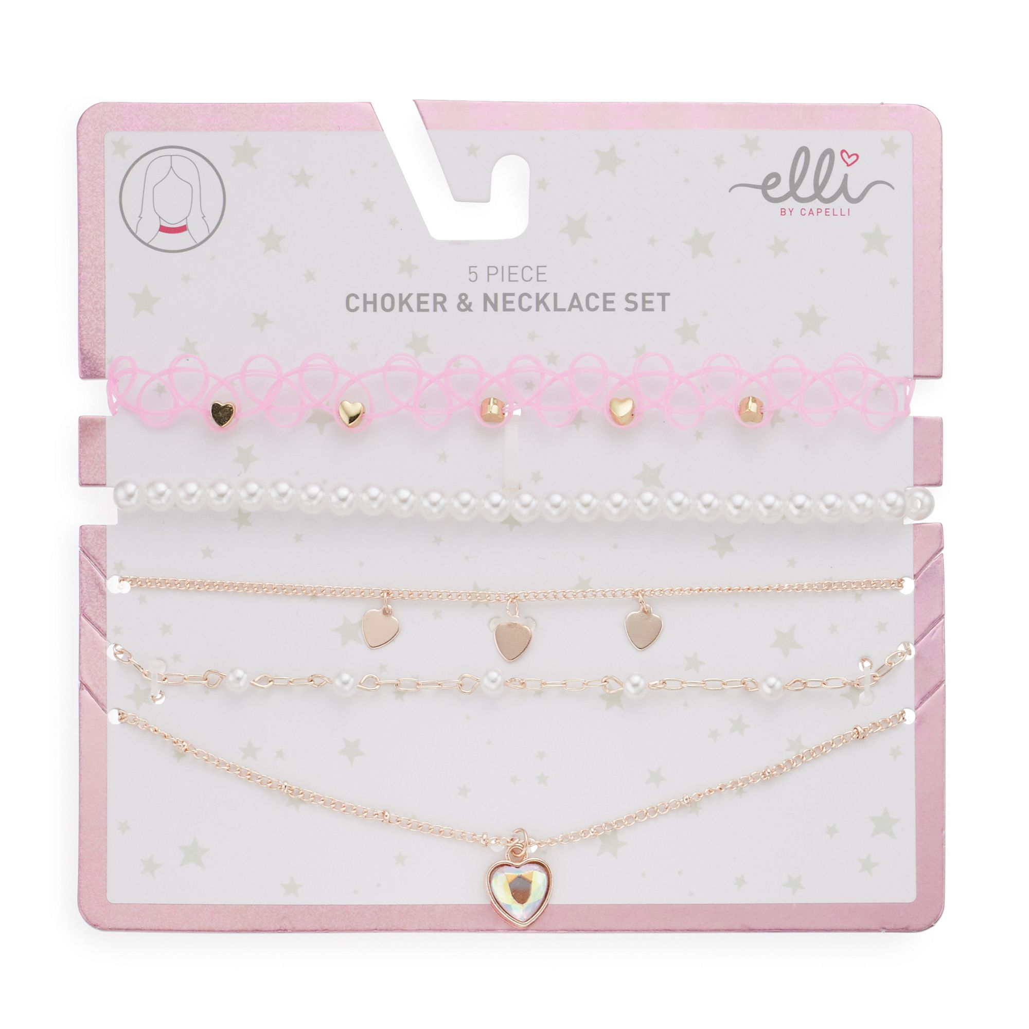 Elli by Capelli 5-Pack Necklace Set, Multi
