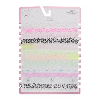 Elli by Capelli 12-Pack Stretchy Necklace Set