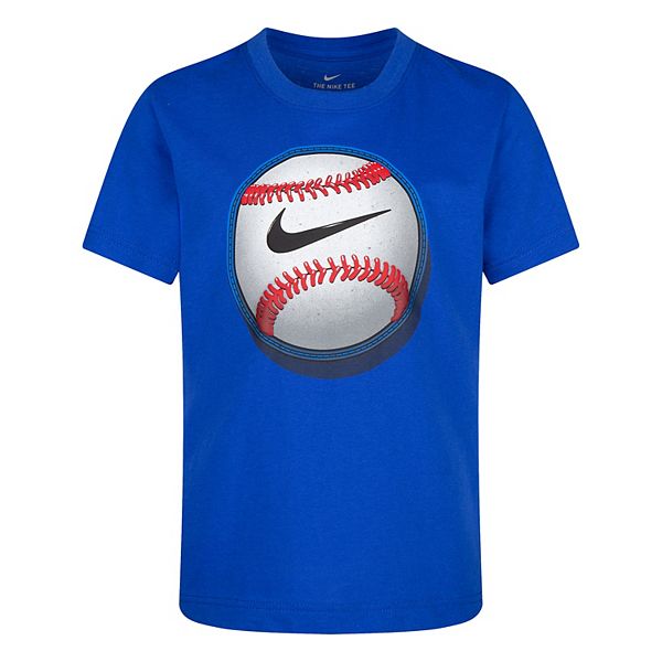 Boys 47 Nike Textured Baseball Graphic Tee