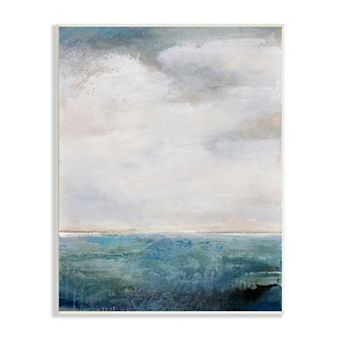 Stupell Home Decor Ocean Horizon White Framed Wall Art