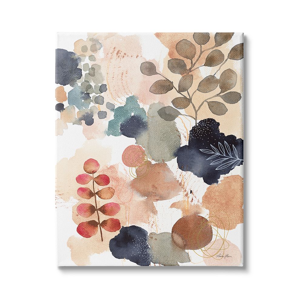 Stupell Home Decor Botanical Shape Collage Modern Boho Canvas Wall Art