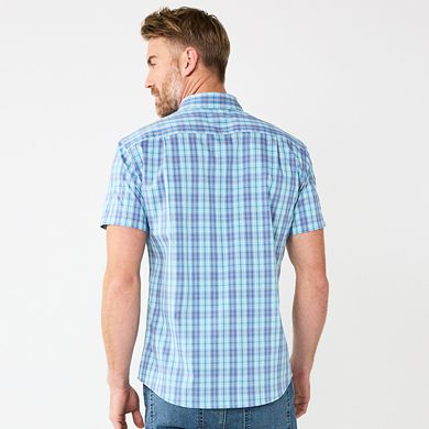Men's Sonoma Goods For Life® Short Sleeve Performance Button-Down Shirt